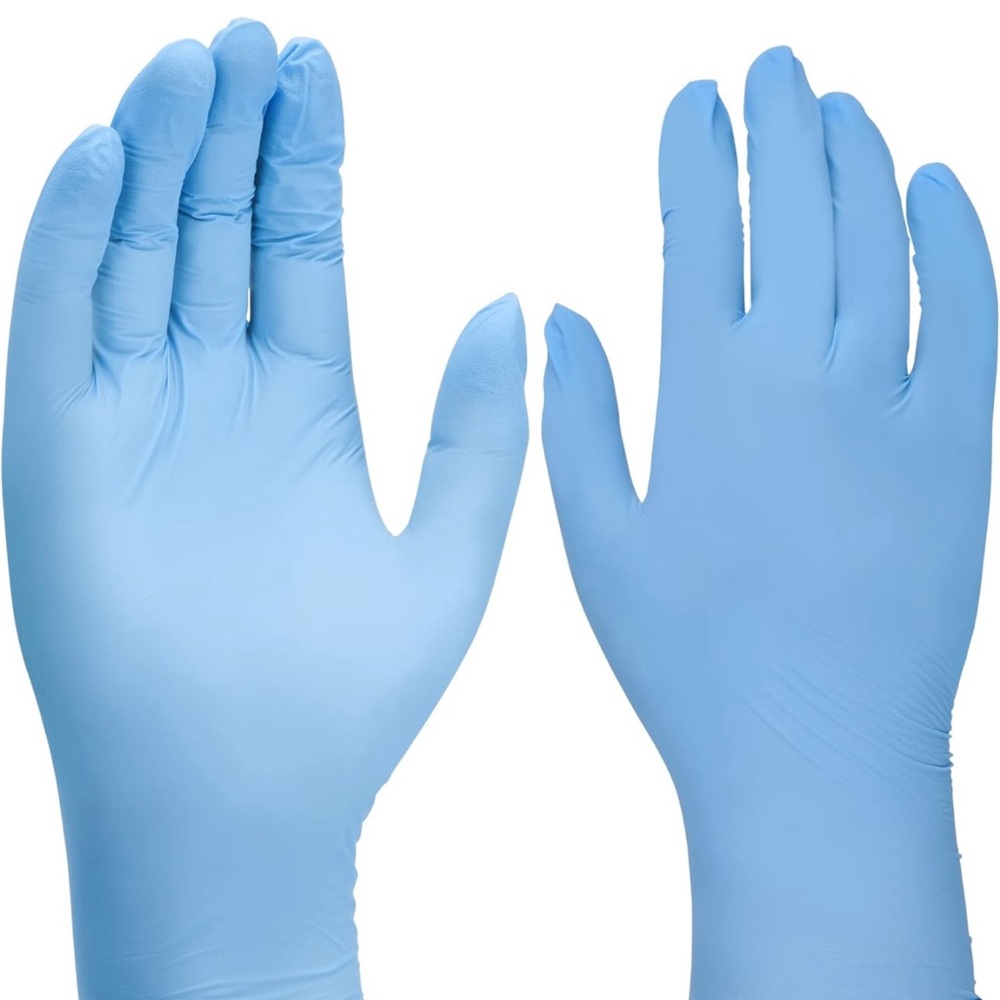 Gen-X Nitrile Examination Glove powder free, finger textured, Medium, 100 gloves